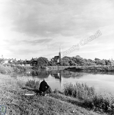Fishing, River Ouse, Newton-on-Ouse